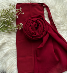 Hijab Naqab Set - Cherry