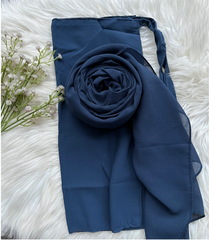 Hijab Naqab Set - Aqua Blue