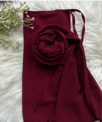 Hijab Naqab Set - Wine