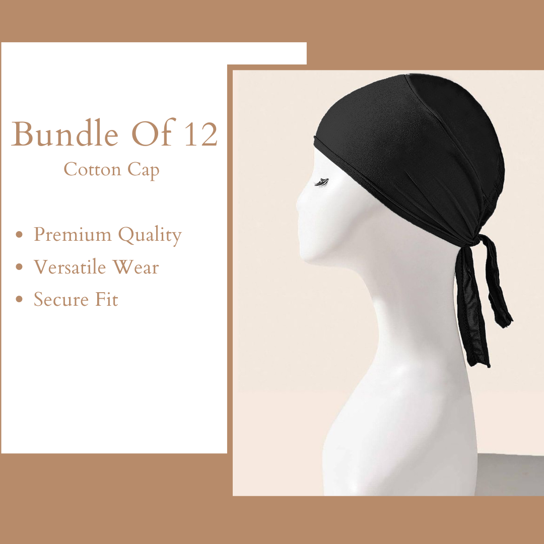 Cotton Cap - Pack Of 12