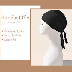 Cotton Cap - Pack Of  6