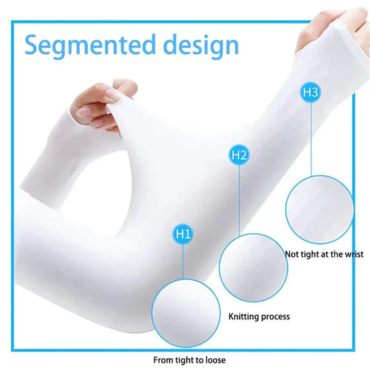 Ice Fabric Arm Sleeves Color Black