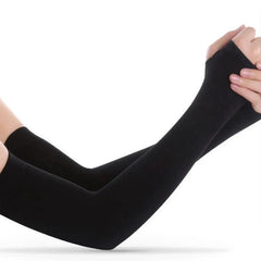 Ice Fabric Arm Sleeves Pack of 3 Black_White_Skin