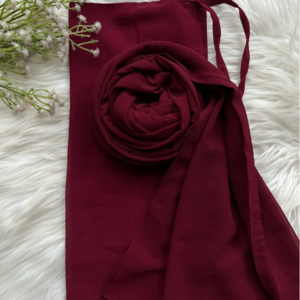 Hijab Naqab Set - Wine