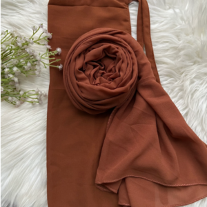 Hijab Naqab Set - Neon Orange