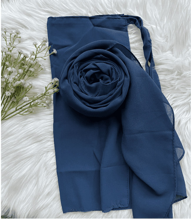 Hijab Naqab Set - Aqua Blue